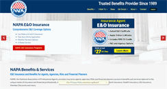Desktop Screenshot of napa-benefits.org